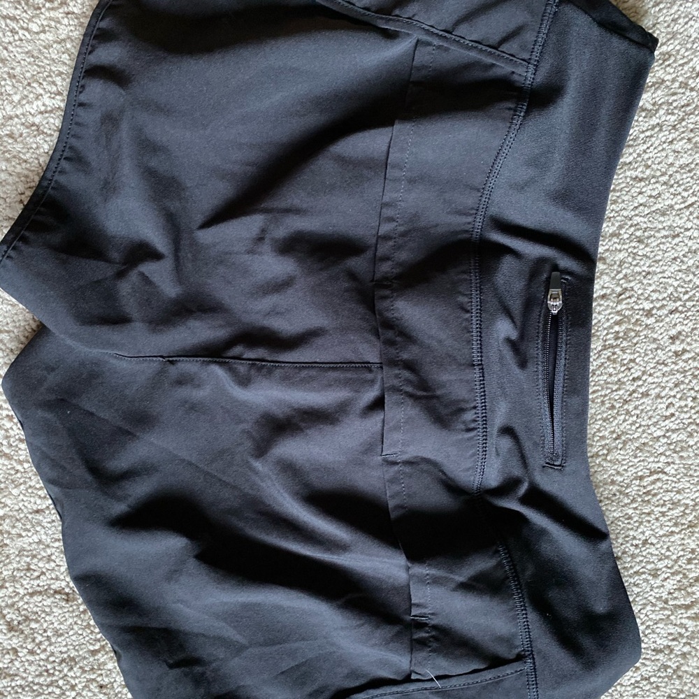 Black Womens Activewear Shorts